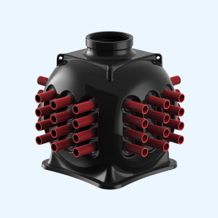 Колодец КС-5 c горловиной D580 мм и крышкой D560 Полимер